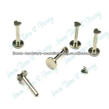 316L surgical steel ROUND LABRET 16G STEEL LIP RING STUD INTERNAL THREAD with Heart High polished lovely With Dice